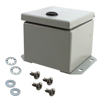 Hammond Manufacturing - EJ443 - BOX STEEL GRAY 4"L X 4"W