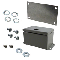 Hammond Manufacturing - EJ643 - BOX STEEL GRAY 6"L X 4"W