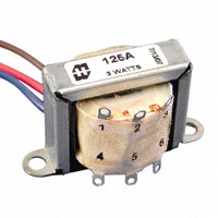 Hammond Manufacturing - 125A - TRANSFORMER 3W 25MA TUBE TYPE