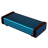 Hammond Manufacturing - 1455C1201BU - BOX ALUM BLUE 4.72"L X 2.13"W