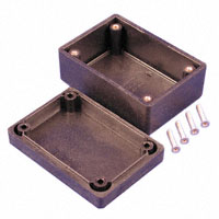 Hammond Manufacturing - 1594RFIBBK - BOX ABS BLACK 3.19"L X 2.21"W