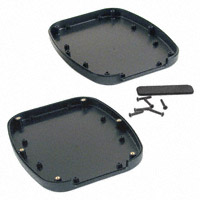 Hammond Manufacturing - 1599TABMBK - BOX ABS BLACK 6.69"L X 5.32"W