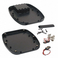 Hammond Manufacturing - 1599TABMBKBAT - BOX ABS BLACK 6.69"L X 5.32"W