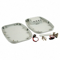 Hammond Manufacturing - 1599TABMGYBAT - BOX ABS GRAY 6.69"L X 5.32"W