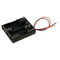 Hammond Manufacturing - BH4AAAW - HARDWARE BATTERY HOLDER