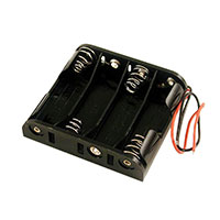 Hammond Manufacturing - BH4AAW - HARDWARE BATTERY HOLDER