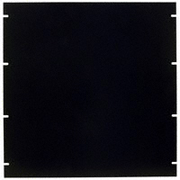 Hammond Manufacturing - PBPA19019BK2 - PANEL FRONT 19.2X19X0.13" BLACK