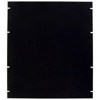 Hammond Manufacturing - PBPA19021BK2 - PANEL FRONT 21X19X0.13" BLACK