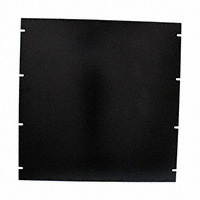 Hammond Manufacturing - PBPS19019BK2 - PANEL FRONT 19.2X19X0.07" BLACK