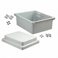 Hammond Manufacturing - PJ1084R - BOX FIBERGLASS GRY 11.77"LX9.9"W