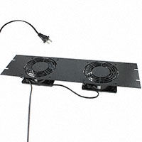 Hammond Manufacturing - PPGPFPA - FAN TOP W/2 115VAC BLACK