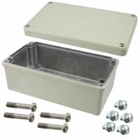 Hammond Manufacturing - R110-123-000 - BOX ALUM GRAY 8.92"L X 4.98"W