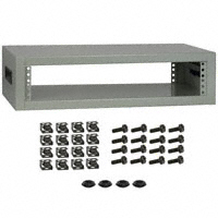 Hammond Manufacturing - RCBS1900313CG1 - RACK STEEL 13X21X5.5 BE/GY