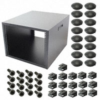 Hammond Manufacturing - RCBS1901424BK1 - RACK STEEL 24.5X21X16 BLK