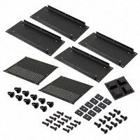 Hammond Manufacturing - RM2U0808VBK - RACK VENTED