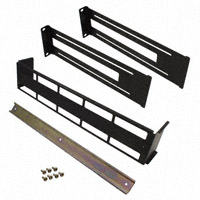 Hammond Manufacturing - RMAD19003BK - BRACKET 3.5" 2U FOR 19" RACK