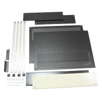 Hammond Manufacturing - RMCV190313BK1 - RACK ALUM 13X17X3.5 BLK