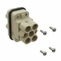 HARTING - 09120062666 - INSERT MALE 4+2POS+1GND SCREW