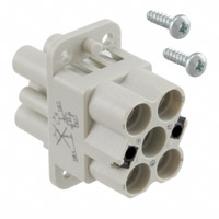 HARTING - 09120062763 - INSERT FMALE 4+2POS+1GND PUSH IN