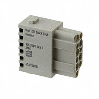 HARTING - 09140122734 - MODULE FEMALE 12POS PUSH IN LOCK