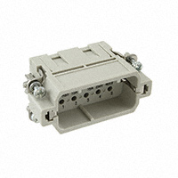 HARTING - 09200103001 - INSERT MALE 10POS+1GND CRIMP