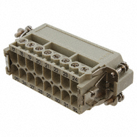 HARTING - 09200162613 - INSERT MALE 16POS+1GND SCREW