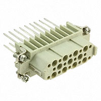 HARTING - 09210252701 - INSERT FEMALE 25P+1GND WIRE WRAP