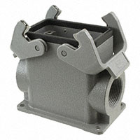 HARTING - 09300100272 - CONN BASE SIDE ENTRY SZ10B PG21