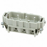 HARTING - 09310062611 - INSERT MALE 6POS+1GND SCREW