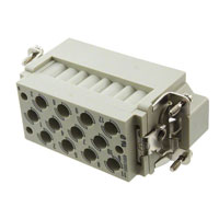 HARTING - 09320123001 - INSERT MALE 12+2POS+1GND CRIMP