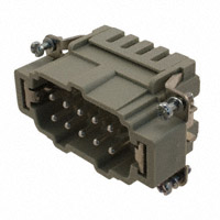 HARTING - 09330102616 - INSERT MALE 6POS+1GND PUSH IN