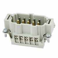 HARTING - 09330102691 - INSERT MALE 10POS+1GND SCREW