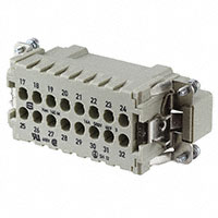 HARTING - 09330162612 - INSERT MALE 16POS+1GND CRIMP