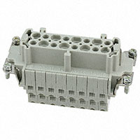 HARTING - 09330162772 - INSERT FEMALE 16POS+1GND PUSH IN