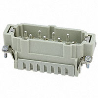 HARTING - 09340062616 - INSERT MALE 6+2POS+1GND PUSH IN