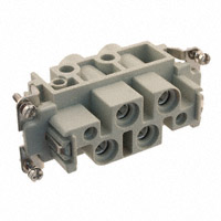 HARTING - 09380062701 - INSERT FEMALE 4+2POS+1GND SCREW