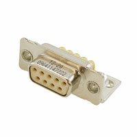 HARTING - 09641147222 - CONN D-SUB RCPT 9POS R/A SOLDER