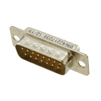 HARTING - 09642217230 - CONN D-SUB PLUG 15P STR SLDR CUP