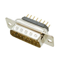 HARTING - 09642227800 - CONN D-SUB PLUG 15POS VERT SLDR