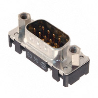 HARTING - 09651216703 - CONN D-SUB PLUG 9POS VERT SOLDER