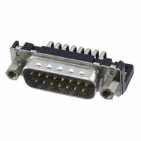 HARTING - 09652626813 - CONN D-SUB PLUG 15POS R/A SOLDER