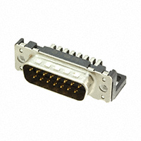 HARTING - 09652627811 - CONN D-SUB PLUG 15POS R/A SOLDER