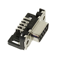 HARTING - 09661127601 - CONN D-SUB RCPT 9POS R/A SOLDER