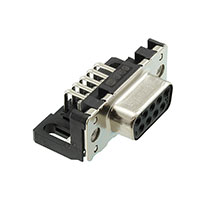 HARTING - 09661127602 - CONN D-SUB RCPT 9POS R/A SOLDER