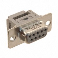 HARTING - 09661187500 - CONN D-SUB RCPT 9POS PNL MNT IDC