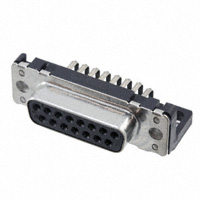 HARTING - 09662526611 - CONN D-SUB RCPT 15POS R/A SOLDER