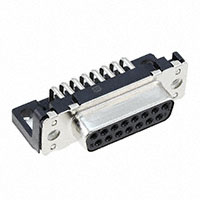 HARTING - 09662527612 - CONN D-SUB RCPT 15POS R/A SOLDER