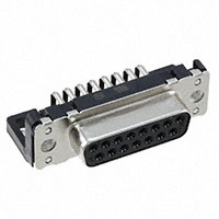 HARTING - 09662537612 - CONN D-SUB RCPT 15POS R/A SOLDER