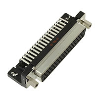 HARTING - 09665526613 - CONN D-SUB RCPT 50POS R/A SOLDER