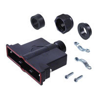 HARTING - 09670370438 - DSUB IP 67 TOP PLASTIC HOOD 37P